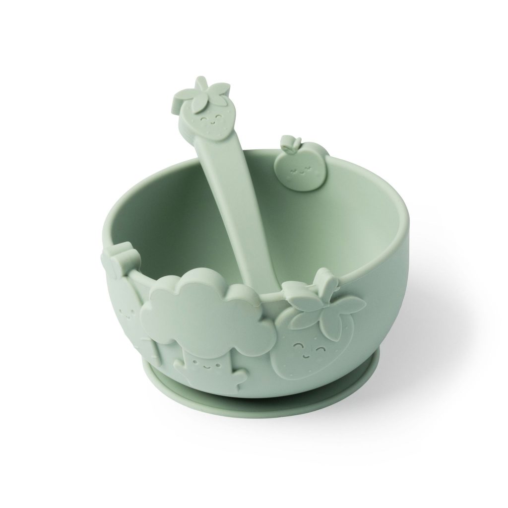 Suction bowl & spoon set