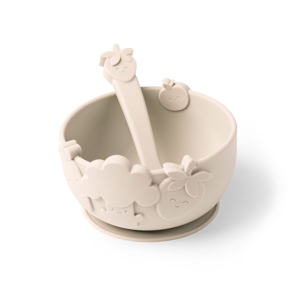 Suction bowl & spoon set